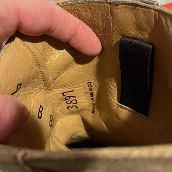 Matisse Distressed Layered Leather Fringe Festival Cowboy Booties - Picture 12 of 12